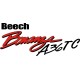 Beechcraft Bonanza A36TC Aircraft Logo,Script