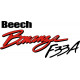 Beechcraft Bonanza F33A Aircraft Logo,Script