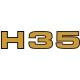 Beechcraft Bonanza H35 Aircraft Script decals