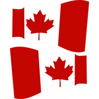 Canada Wavy Flag 