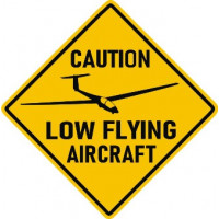  ASK 21 Caution Low Flying 