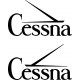Cessna Aircraft Cessna Aircraft Logo Decal