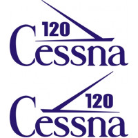 Cessna 120 Aircraft Logo Decal