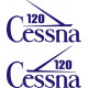 Cessna 120 Aircraft Logo Decal