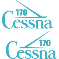 Cessna 170 Aircraft Logo Decal