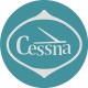 Cessna Seatbelt Harness Logo Decal Sticker
