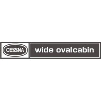 Cessna Wide Oval Cabin Aircraft Placards