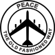 B-52 Peace Old Fashioned Way decal