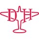 De Havilland Aircraft Outlined Decals