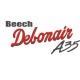 Beech Debonair A35 Aircraft Logo Vinyl Graphics,Decal