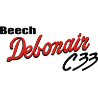 Beechcraft Debonair C33 Aircraft Logo