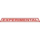 Experimental Aircraft Warning Placard Logo