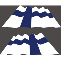 Finland Wavy Flag 