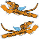 Flying Tiger Vinyl Decal Stickers
