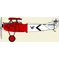 Fokker D.VII Aircraft Logo