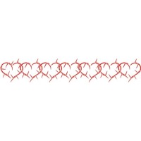 Heart with Barbwire Decals