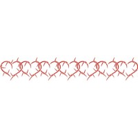 Heart with Barbwire Decals