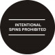 Intentional Spins Prohibited Aircraft Placard 