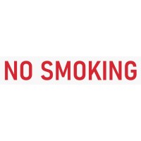 No Smoking Warning Sign Placards Decal