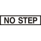 No Step Aircraft Placards Signs Decals