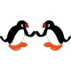 Penguin Fun Stuff Vinyl Graphics Decal