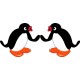 Penguin Fun Stuff Vinyl Graphics Decal