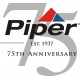 Piper 75th Anniversary Aircraft Emblem, Logo
