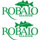 Robalo Marine with Fish Boat Logo Decals