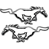 Running Mustang
