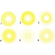 Sun Rays decals