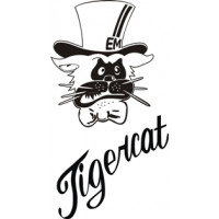 Tigercat Airplane Vinyl Graphics Decal