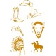 Western Style Vinyl Graphics Decal